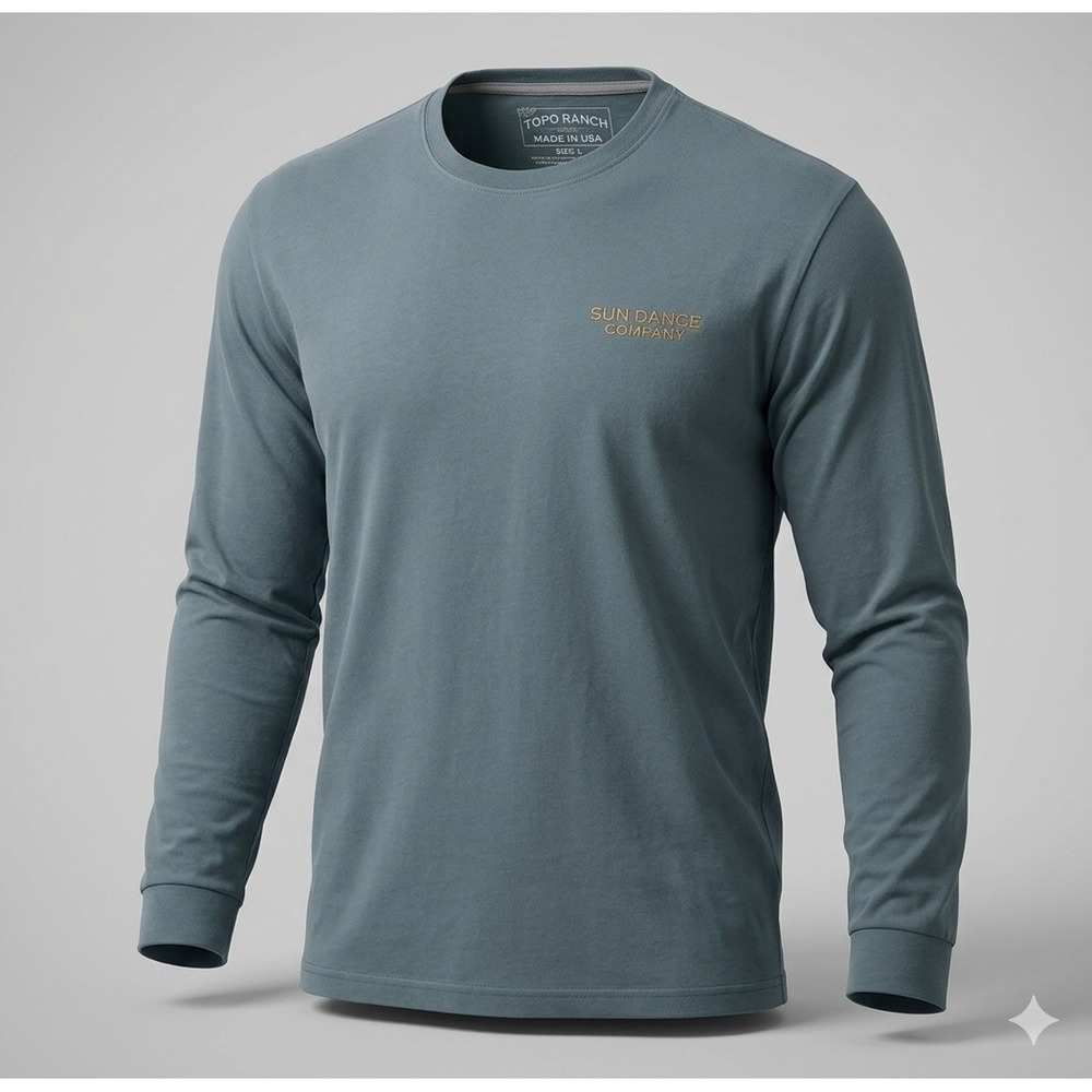 Topo Ranch 2009 Sundance Film Festival Men's Blue Long Sleeve T-Shirt.‎ Size XXL